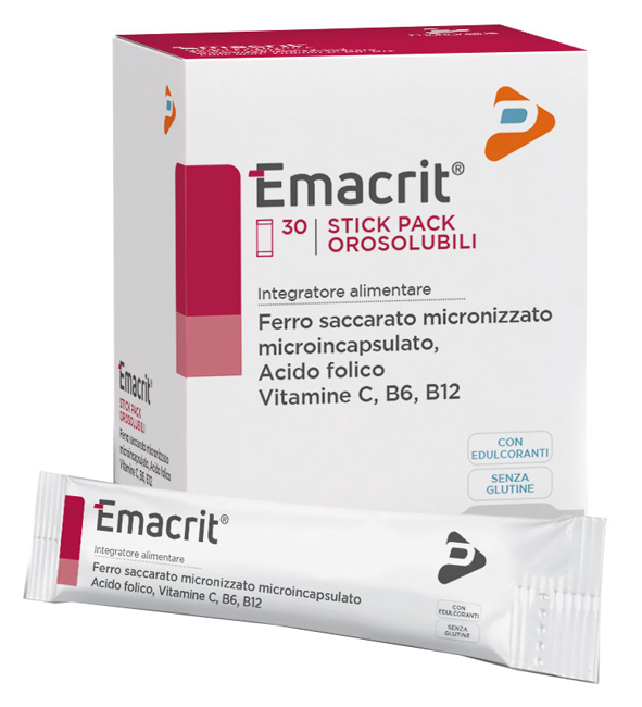 EMACRIT OROSOLUBILE 30 STICK PACK - goldeneffe.it