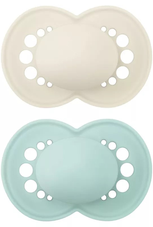 MAM SUCCHIETTO ORIGINAL NIGHT 16+ SILICONE NEUTRO 2 PEZZI - goldeneffe.it