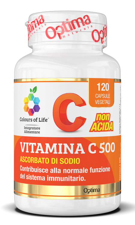 COLOURS OF LIFE VITAMINA C 500 120 CAPSULE VEGETALI 900 MG - goldeneffe.it