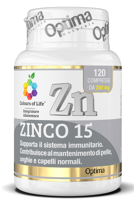 COLOURS OF LIFE ZINCO 15 120 COMPRESSE - goldeneffe.it