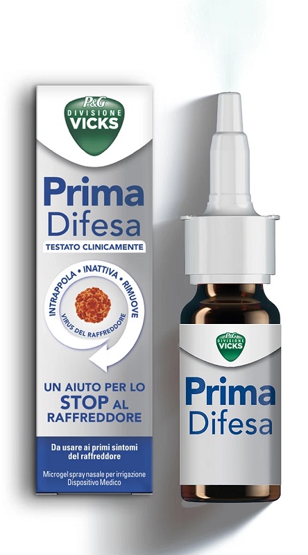 VICKS PRIMA DIFESA MICROGEL SPRAY NASALE IN MICROGEL 15 ML - goldeneffe.it
