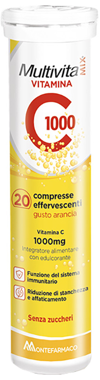 MULTIVITAMIX VIT C 1000 20 COMPRESSE EFFERVESCENTI - goldeneffe.it