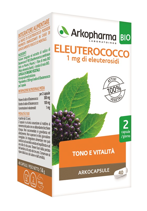 ARKOCAPS ELEUTEROCOCCO BIO 40 CAPSULE - goldeneffe.it
