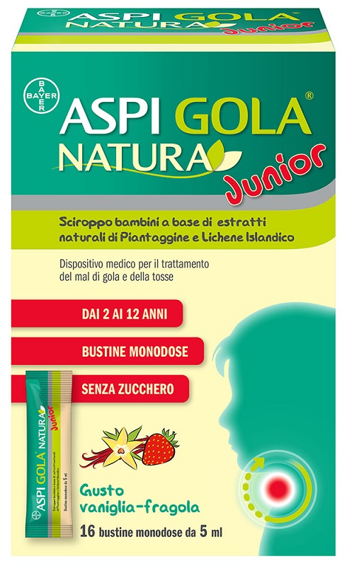 ASPI GOLA NATURA JUNIOR 16 BUSTINE MONODOSE DA 5 ML - goldeneffe.it