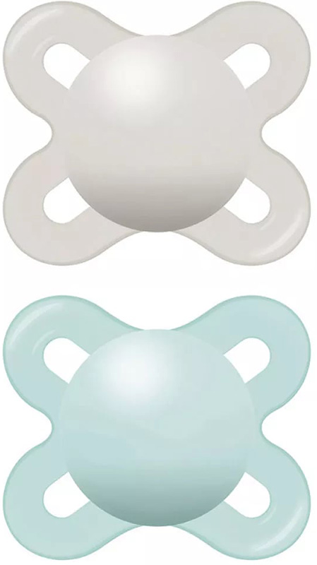 MAM SUCCHIETTO ORIGINAL START 0-2 MESI SILICONE NEUTRO 2 PEZZI - goldeneffe.it