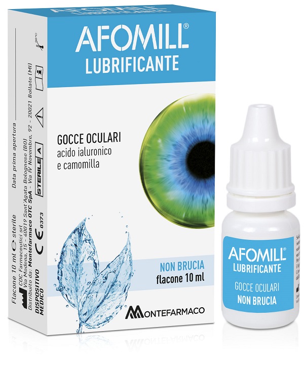 AFOMILL LUBRIFICANTE GOCCE OCULARI 10 ML - goldeneffe.it