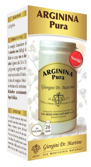ARGININA PURA POLVERE SOLUBILE 100 G - goldeneffe.it