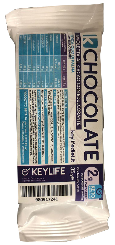 KEYLIFE KCHOCOLATE TAVOLETTA 35 G - goldeneffe.it
