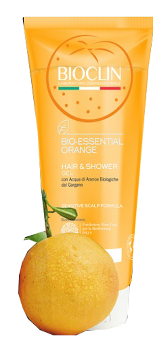 BIOCLIN BIO ESSENTIAL ORANGE HAIR & SHAMPOO 200 ML - goldeneffe.it