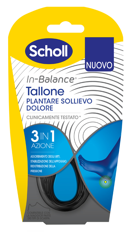SCHOLL PLANTARE TALLONE S 2 PEZZI - goldeneffe.it