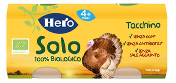 HERO SOLO OMOGENEIZZATO TACCHINO 2 X 80 G - goldeneffe.it