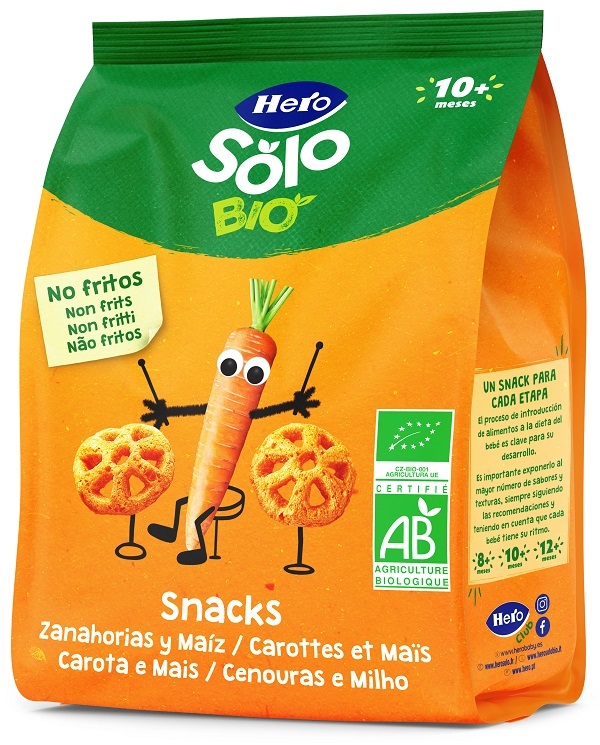 HERO BABY SOLO SNACK CAROTA MAIS 40 G - goldeneffe.it