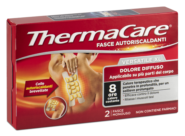 FASCIA AUTORISCALDANTE VERSATILE THERMACARE XL 2 PEZZI - goldeneffe.it