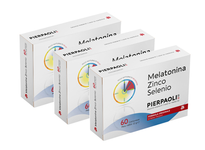 MELATONINA ZINCO SELENIO PROMO PACK 3 PEZZI - goldeneffe.it