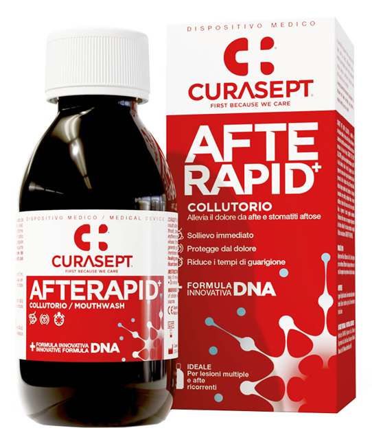 CURASEPT COLLUTORIO AFTE RAPID DNA 125 ML - goldeneffe.it