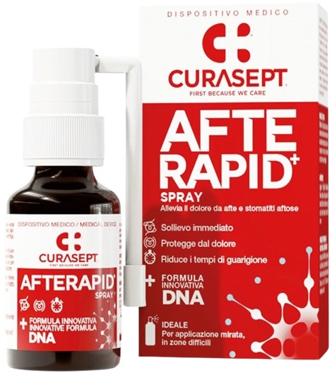 CURASEPT SPRAY AFTE RAPID DNA 15 ML - goldeneffe.it
