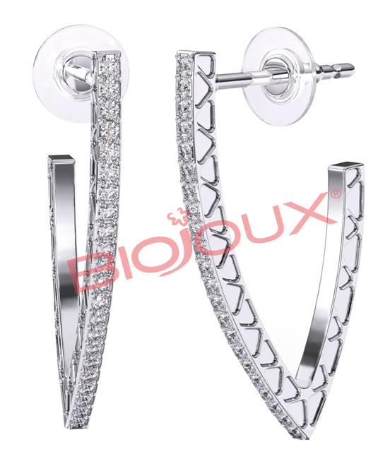 ORECCHINI SIDNEY BOW 24 MM - goldeneffe.it