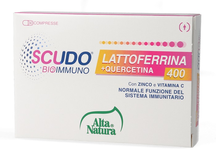SCUDO LATTOFERRINA + QUERCETINA 400 30 COMPRESSE - goldeneffe.it