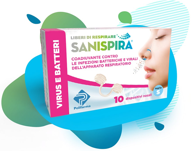 SANISPIRA VISUR & BATTERI FILTRO NASALE SMALL 10 PEZZI - goldeneffe.it