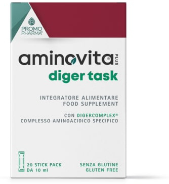 AMINOVITA PLUS DIGER TASK 20 STICK DA 10ML - goldeneffe.it