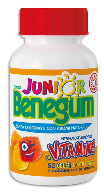 BENEGUM JUNIOR GELEE VITAMINE 52 CARAMELLE - goldeneffe.it