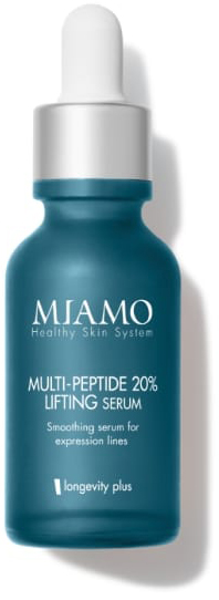 MIAMO LONGEVITY PLUS MULTI-PEPTIDE 20% LIFTING SERUM 30 ML - goldeneffe.it