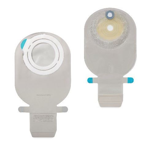 SENSURA MIO FLEX SISTEMA 2 PEZZI CON AGGANCIO ADESIVO SACCA ILEOSTOMIA TRASPARENTE 70MM DA 550 ML 30 PEZZI - goldeneffe.it