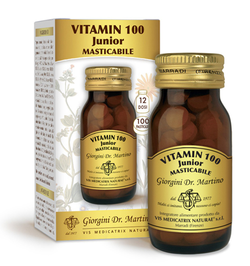 VITAMIN 100 JUNIOR 100 PASTIGLIE - goldeneffe.it