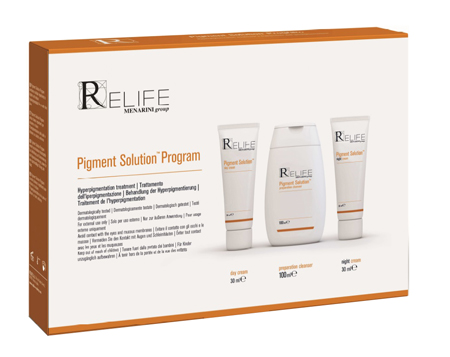 PIGMENT SOLUTION PROGRAM KIT DAY CREAM 30 ML + NIGHT CREAM 30 ML + CLEANSER 100 ML NUOVO PACKAGING MULTILINGUA - goldeneffe.it
