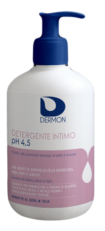DERMON DETERGENTE INTIMO USO FREQUENTE PH 4,5 500 ML - goldeneffe.it