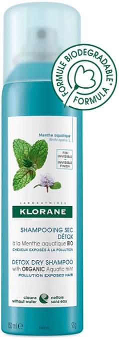 KLORANE SHAMPOO SECCO MENTA 150 ML - goldeneffe.it