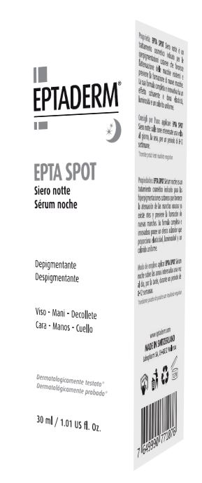 EPTA SPOT NOTTE SIERO DEPIGMENTANTE 30 ML - goldeneffe.it