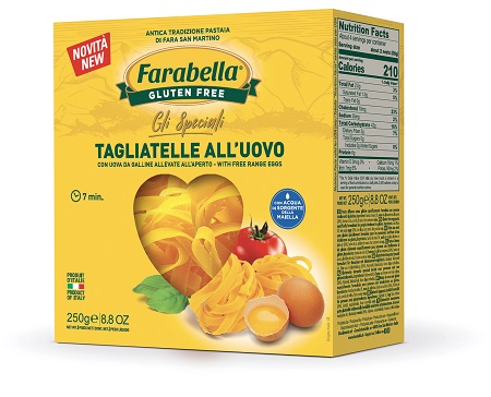 FARABELLA TAGLIATELLE ALL'UOVO 250 G - goldeneffe.it