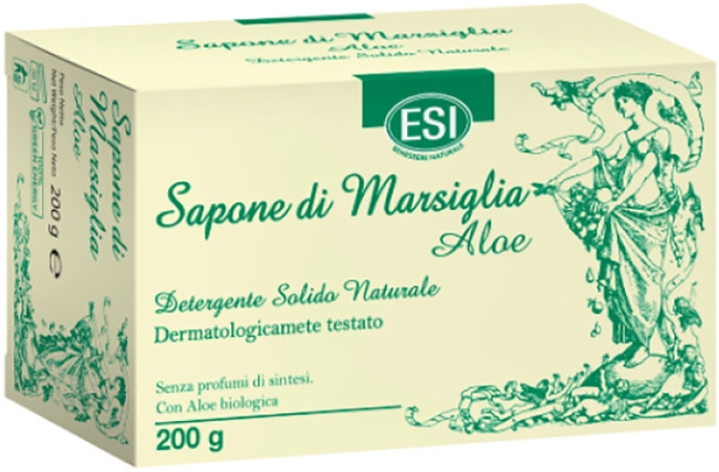 ESI SAPONE DI MARSIGLIA ALOE 200 G - goldeneffe.it