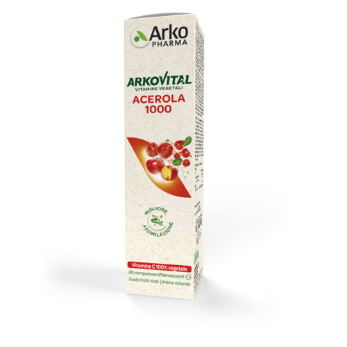 ARKOVITAL ACEROLA 1000 EFFERVESCENTE 20 COMPRESSE - goldeneffe.it