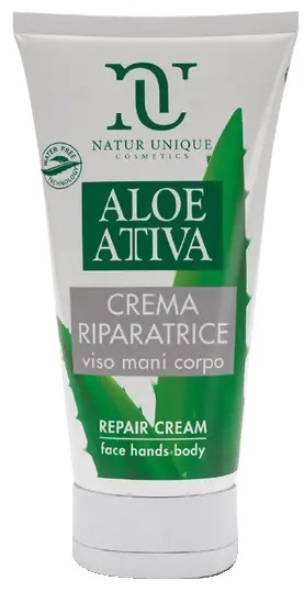 NATUR UNIQUE ALOE ATTIVA CREMA RIPARATRICE 50 ML - goldeneffe.it