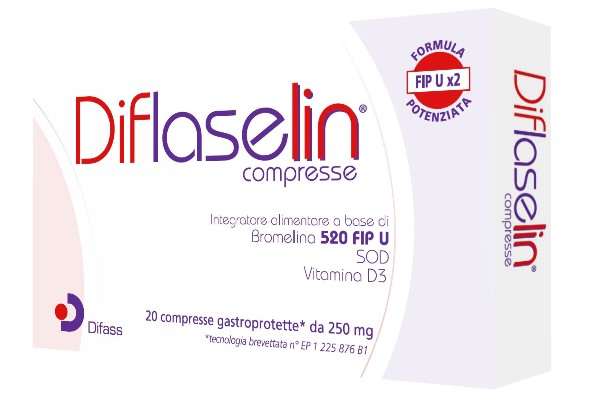 DIFLASELIN 20 COMPRESSE GASTROPROTETTE 250 MG - goldeneffe.it