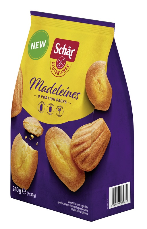 SCHAR MADELEINES SENZA LATTOSIO 8 PORZIONI DA 30 G - goldeneffe.it