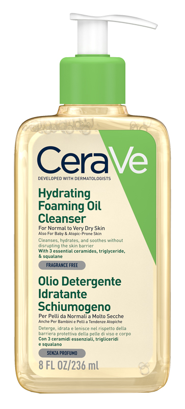 CERAVE HYDRATING OIL CLEANSER 236 ML - goldeneffe.it