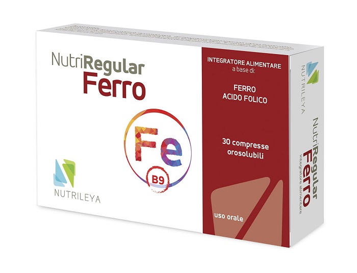 NUTRIREGULAR FERRO 30 COMPRESSE OROSOLUBILI - goldeneffe.it