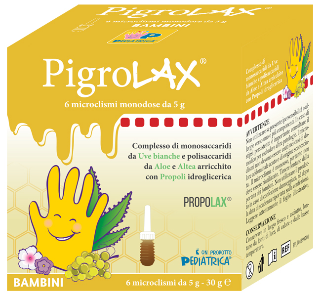 MICROCLISMA PIGROLAX BAMBINI 6 X 5 G - goldeneffe.it