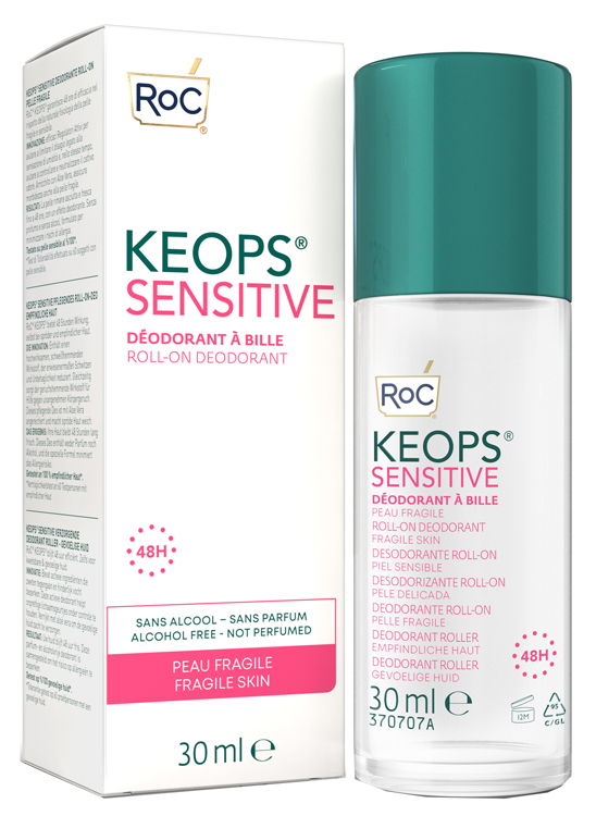 ROC KEOPS DEODORANTE ROLL-ON 48H SENSITIVE 30 ML - goldeneffe.it