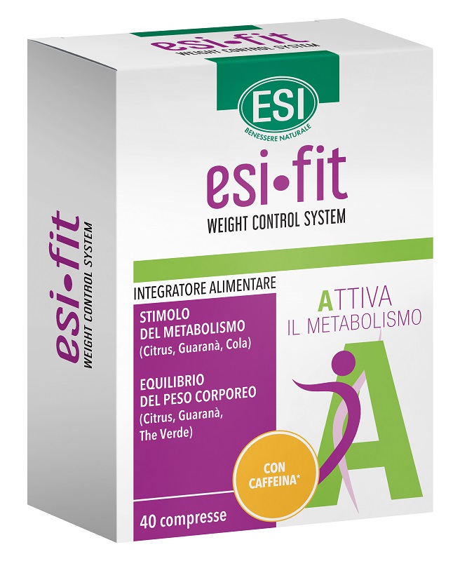 ESI FIT ATTIVA CON CAFFEINA 40 COMPRESSE - goldeneffe.it
