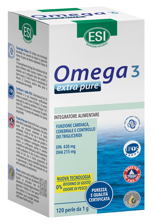 ESI OMEGA 3 EXTRA PURE 120 PERLE - goldeneffe.it