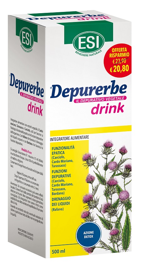ESI DEPURERBE DRINK 500 ML - goldeneffe.it