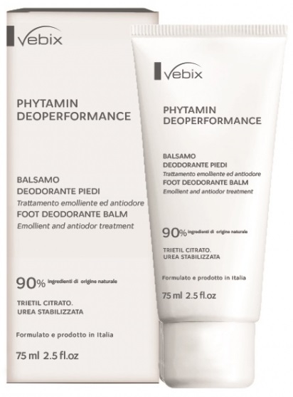 VEBIX PHYTAMIN E DEO PERFORMANCE BALSAMO PIEDI 24H-75ML - goldeneffe.it