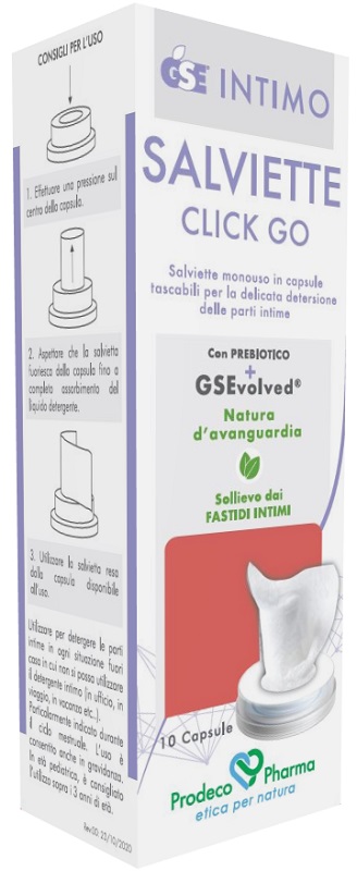 GSE INTIMO SALVIETTE CLICK GO 10 PEZZI - goldeneffe.it