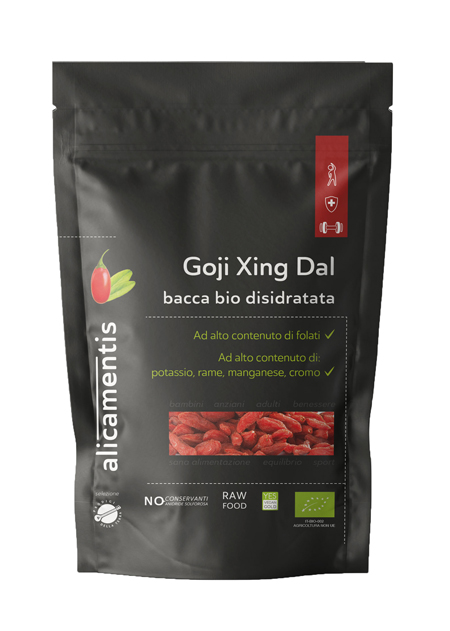 GOJI XING DAL BIO 190 G ALICAMENTIS - goldeneffe.it