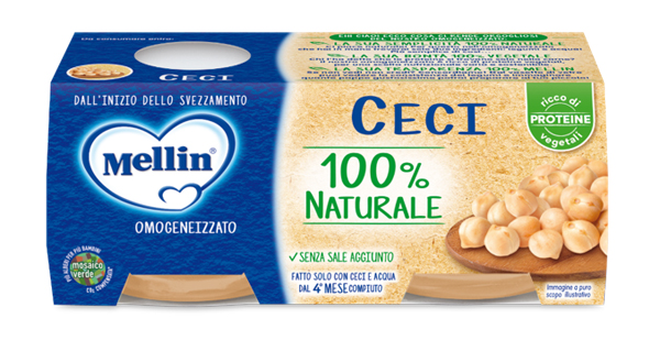 MELLIN OMOGENEIZZATO CECI 2 X 80 G - goldeneffe.it