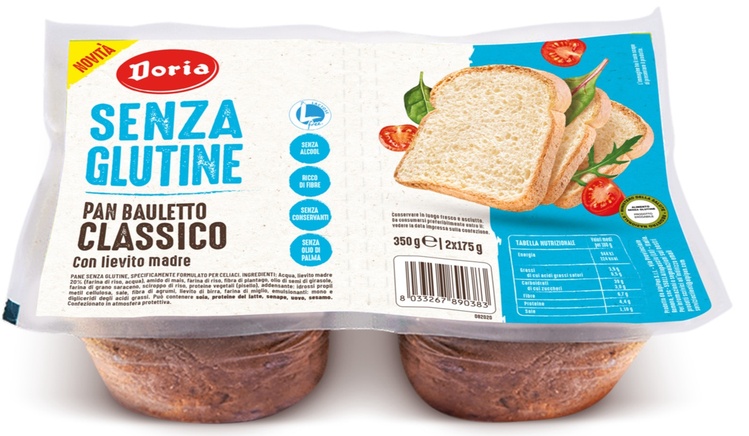 DORIA PAN BAULETTO CLASSICO 2X175 G - goldeneffe.it